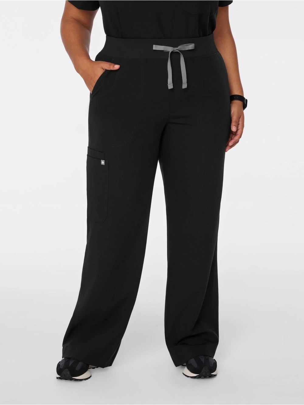 FIGS Isabel High-Rise Wide-Leg Scrub Pant